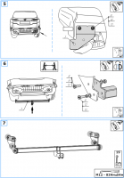 Фаркоп 6767-A Oris на Kia Seltos 2020-2022 без выреза в бампере. Тип шара: A. Нагрузки: 1100/75 кг, масса фаркопа 17,2 кг (без электрики в комплекте) от магазина ФаркопРос